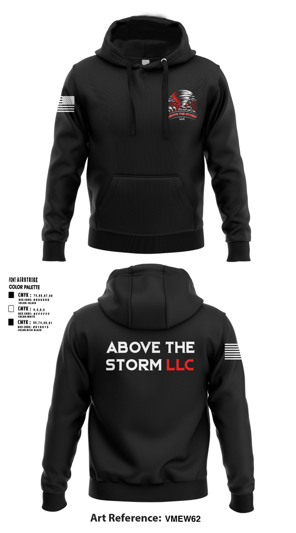 Hoodie, Above The Storm LLC, , Teamtime, Team time, sublimation, custom sports apparel, team uniforms, spirit wear, spiritwear, sports uniforms, custom shirts, team store, custom team store, fundraiser sports, apparel fundraiser
