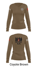 Wpns 1/8 Mortars 40720351 Women's Long Sleeve V-neck Shirt - 17