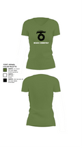MCAGCC COMMSTRAT 43565701 Women's Short Sleeve V-neck Shirt - 44