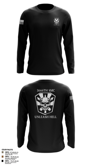 Long Sleeve Performance Shirt, 3666 Support Maintenance Company, , Teamtime, Team time, sublimation, custom sports apparel, team uniforms, spirit wear, spiritwear, sports uniforms, custom shirts, team store, custom team store, fundraiser sports, apparel fundraiser
