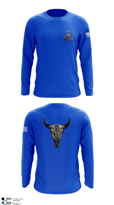 VP-26 Aircrew Association 18137881 Long Sleeve Performance Shirt 3