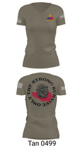 261st BSC CAVEMAN PLT 28746409 Women's Short Sleeve V-neck Shirt - 68