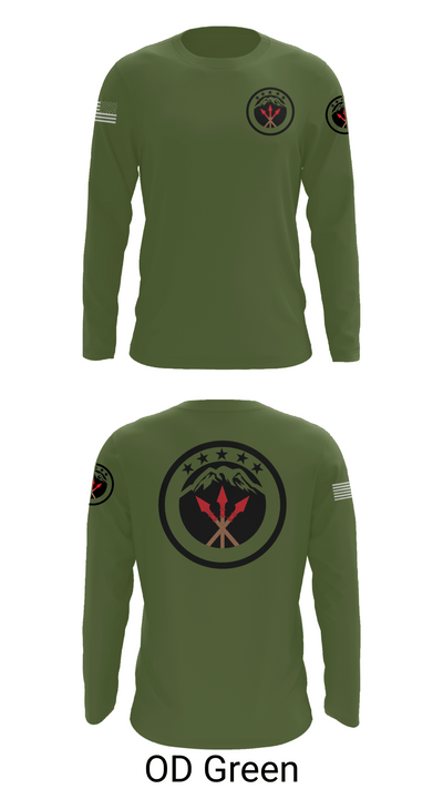 593rd esc 84588432 Long Sleeve Performance Shirt 46