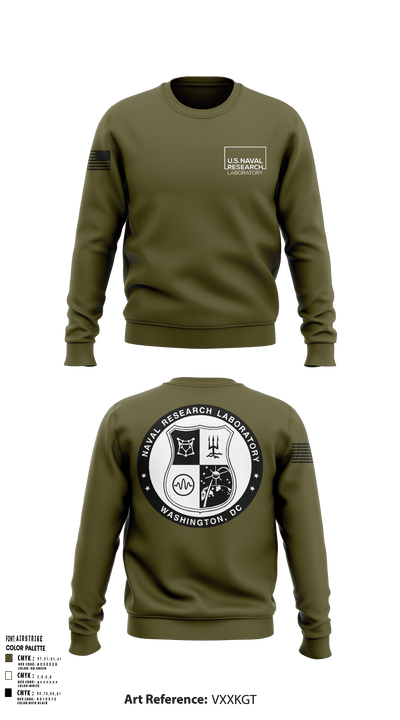Naval Research Lab 68705363 Crew Neck Sweatshirt - 112