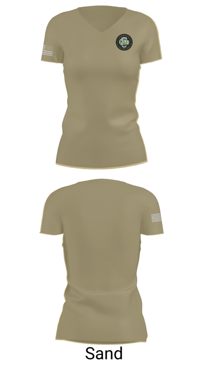 3rd District VCRT / Vice Unit 93634923 Women's Short Sleeve V-neck Shirt - 84
