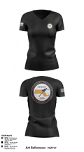 NEMLEC Women's Short Sleeve V-neck Shirt - 2