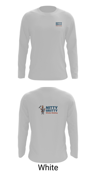 Nitty Gritty Window washing 58808848 Long Sleeve Performance Shirt 7