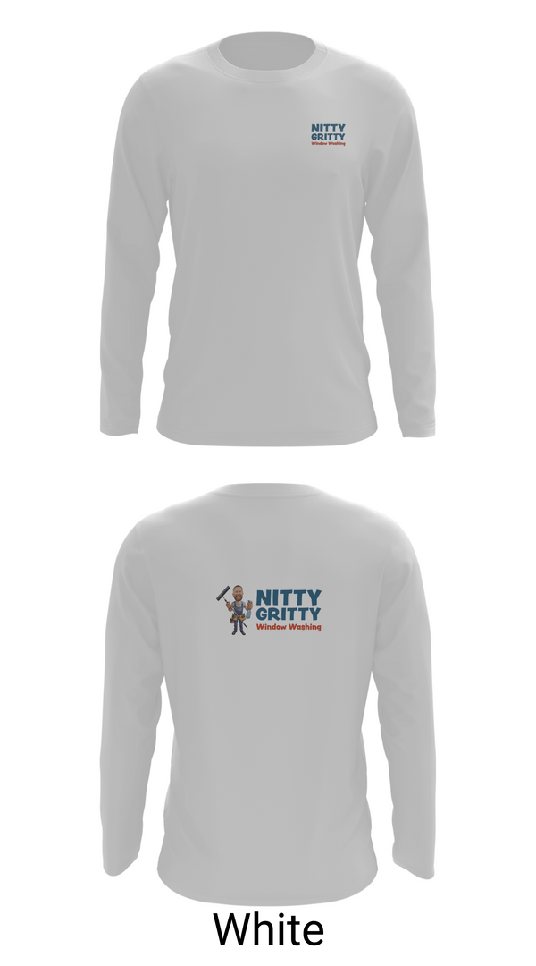 Long Sleeve Performance Shirt, Nitty Gritty Window washing, , Teamtime, Team time, sublimation, custom sports apparel, team uniforms, spirit wear, spiritwear, sports uniforms, custom shirts, team store, custom team store, fundraiser sports, apparel fundraiser