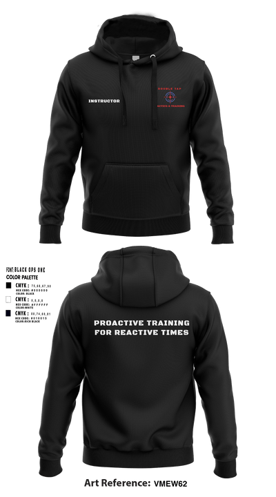 Double Tap Tactics 82366123 Hoodie - 1