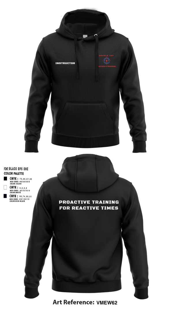 Hoodie, Double Tap Tactics, , Teamtime, Team time, sublimation, custom sports apparel, team uniforms, spirit wear, spiritwear, sports uniforms, custom shirts, team store, custom team store, fundraiser sports, apparel fundraiser