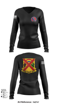Charley troop 2-108 CAV 33316254 Women's Long Sleeve V-neck Shirt - 104