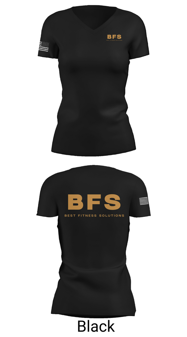 Womens Short Sleeve Vneck Shirt, Best fitness solutions, , Teamtime, Team time, sublimation, custom sports apparel, team uniforms, spirit wear, spiritwear, sports uniforms, custom shirts, team store, custom team store, fundraiser sports, apparel fundraiser