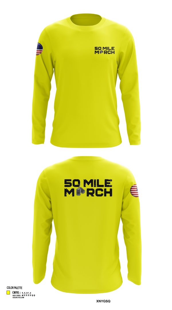 Long Sleeve Performance Shirt, 50 Mile March, , Teamtime, Team time, sublimation, custom sports apparel, team uniforms, spirit wear, spiritwear, sports uniforms, custom shirts, team store, custom team store, fundraiser sports, apparel fundraiser