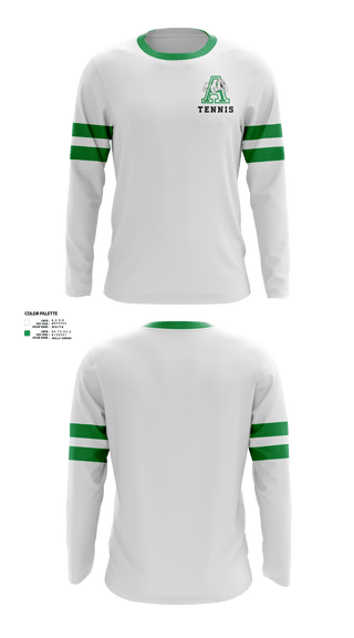 Long Sleeve Performance Shirt, Albuquerque High School Tennis, Tennis, Teamtime, Team time, sublimation, custom sports apparel, team uniforms, spirit wear, spiritwear, sports uniforms, custom shirts, team store, custom team store, fundraiser sports, apparel fundraiser