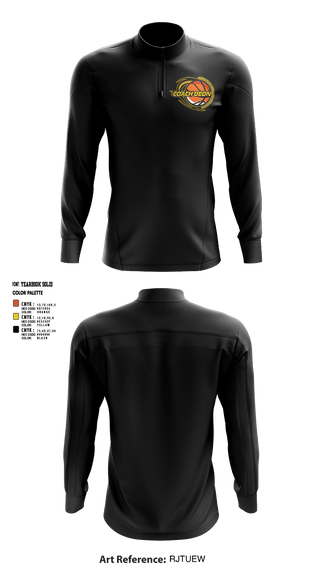 Quarter Zip Jacket, Coach Deon Fundamental Youth Basketball Training, Men's Basketball, Teamtime, Team time, sublimation, custom sports apparel, team uniforms, spirit wear, spiritwear, sports uniforms, custom shirts, team store, custom team store, fundraiser sports, apparel fundraiser