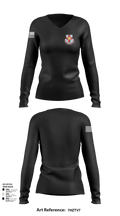 439th MMB 38467463 Women's Long Sleeve V-neck Shirt - 104