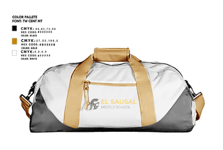 Duffle Bag, El Sausal Middle School, Spirit Store, Teamtime, Team time, sublimation, custom sports apparel, team uniforms, spirit wear, spiritwear, sports uniforms, custom shirts, team store, custom team store, fundraiser sports, apparel fundraiser