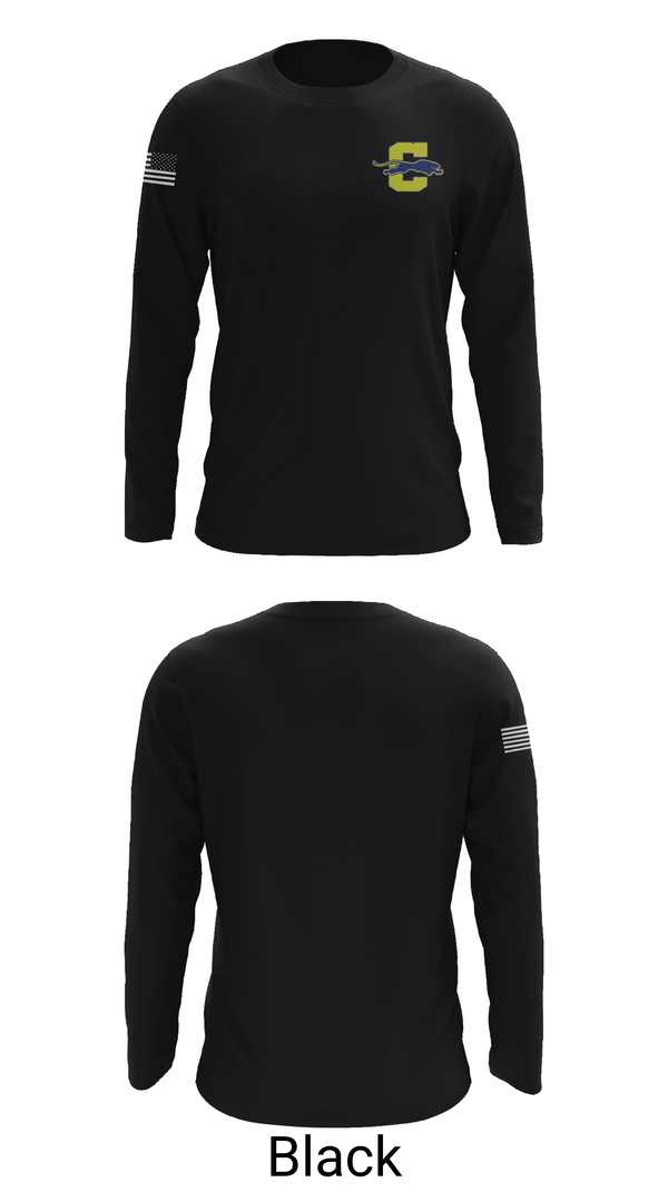 Long Sleeve Performance Shirt, Clay Panthers, Wrestling, Teamtime, Team time, sublimation, custom sports apparel, team uniforms, spirit wear, spiritwear, sports uniforms, custom shirts, team store, custom team store, fundraiser sports, apparel fundraiser