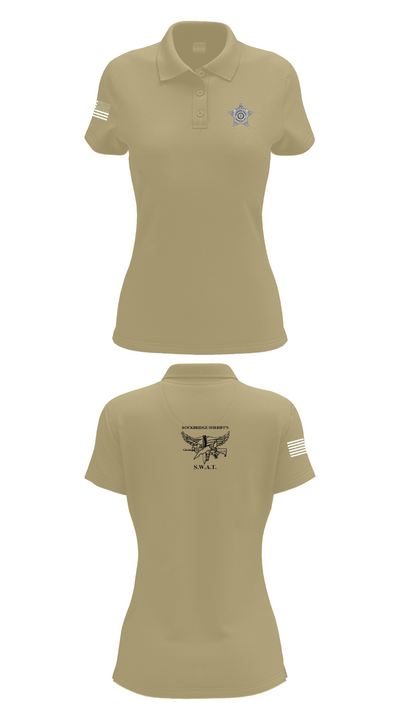 Rockbridge County SWAT 87901161 Women's Short Sleeve Performance Polo  - 90