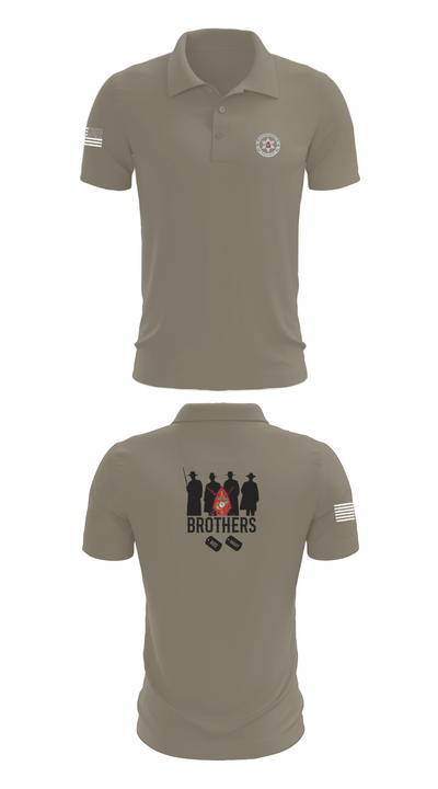 Wpns 1/8 Mortars 40720351 Short Sleeve Performance Polo - 67