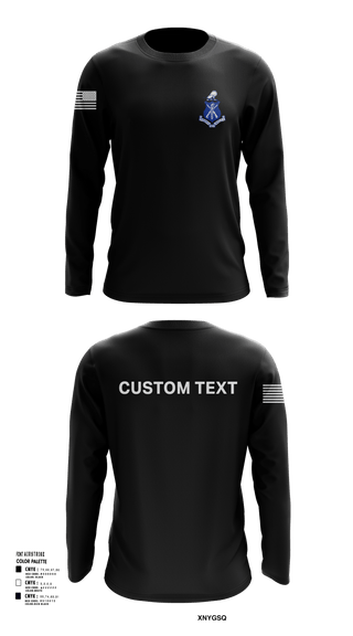Long Sleeve Performance Shirt, Pershing Rifles Kilo 8, , Teamtime, Team time, sublimation, custom sports apparel, team uniforms, spirit wear, spiritwear, sports uniforms, custom shirts, team store, custom team store, fundraiser sports, apparel fundraiser