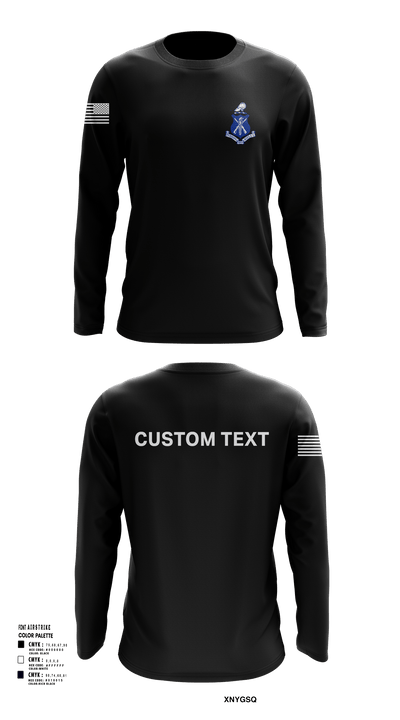 Pershing Rifles Kilo 8 88766737 Long Sleeve Performance Shirt 105