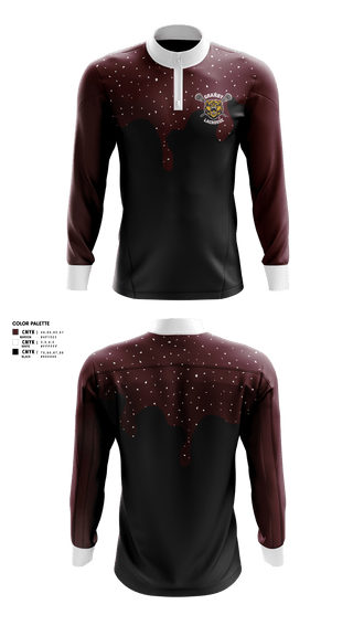 Quarter Zip Jacket, Granby Youth Lacrosse, Men's Lacrosse, Teamtime, Team time, sublimation, custom sports apparel, team uniforms, spirit wear, spiritwear, sports uniforms, custom shirts, team store, custom team store, fundraiser sports, apparel fundraiser