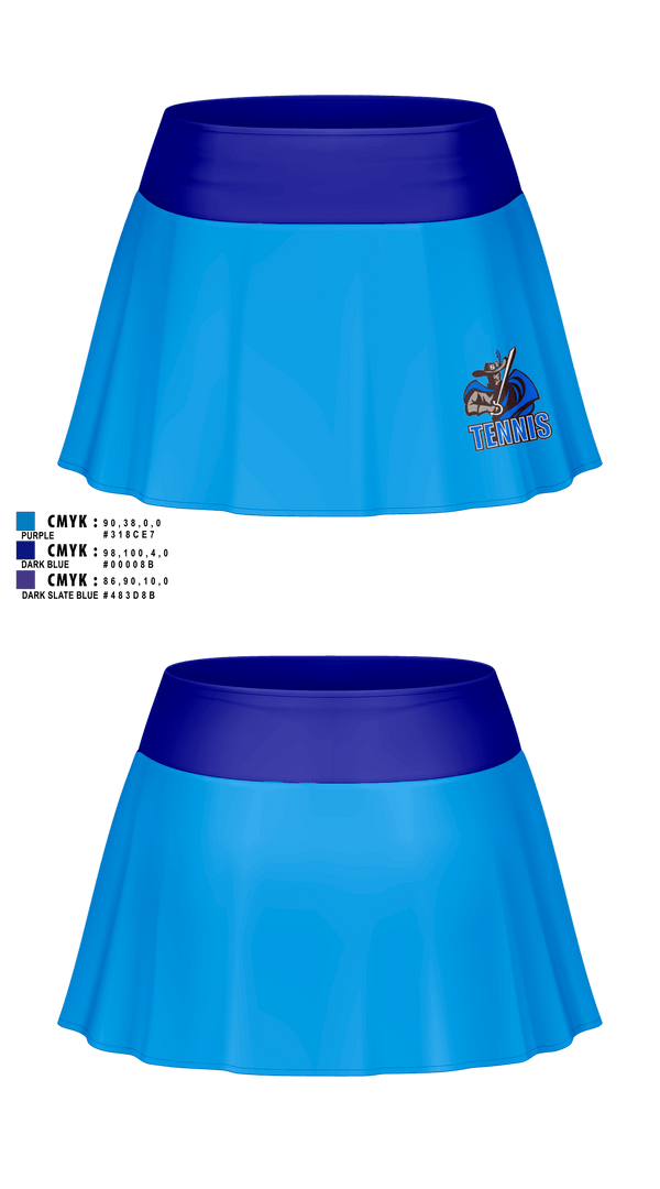 Skort, ST. THOMAS MORE, Tennis, Teamtime, Team time, sublimation, custom sports apparel, team uniforms, spirit wear, spiritwear, sports uniforms, custom shirts, team store, custom team store, fundraiser sports, apparel fundraiser