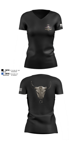 Womens Short Sleeve Vneck Shirt, VP-26 Aircrew Association, , Teamtime, Team time, sublimation, custom sports apparel, team uniforms, spirit wear, spiritwear, sports uniforms, custom shirts, team store, custom team store, fundraiser sports, apparel fundraiser