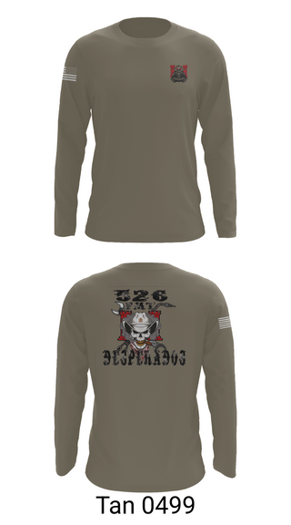 Long Sleeve Performance Shirt, 526th ECC Desperados FMT, , Teamtime, Team time, sublimation, custom sports apparel, team uniforms, spirit wear, spiritwear, sports uniforms, custom shirts, team store, custom team store, fundraiser sports, apparel fundraiser