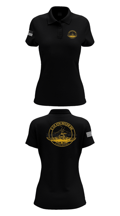 E Co 4th Recon BN 66844885 Women's Short Sleeve Performance Polo  - 35
