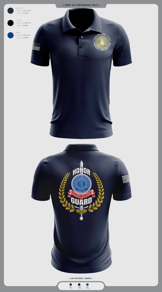 Short Sleeve Performance Polo, Twu Local 100 Ceremonial Unit & Honor Guard, , Teamtime, Team time, sublimation, custom sports apparel, team uniforms, spirit wear, spiritwear, sports uniforms, custom shirts, team store, custom team store, fundraiser sports, apparel fundraiser