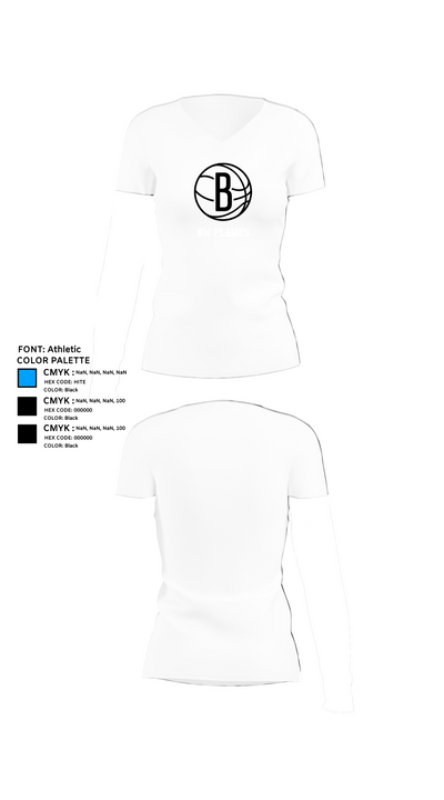 NW FLAMES 63516819 Women's Short Sleeve V-neck Shirt - 17
