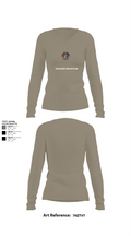 Echo Company 232nd battalion 37509624 Women's Long Sleeve V-neck Shirt - 62