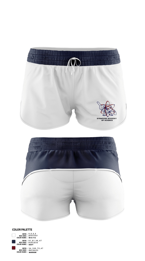 Track Shorts, Syracuse Academy of Science Track and Field, Track & Field, Teamtime, Team time, sublimation, custom sports apparel, team uniforms, spirit wear, spiritwear, sports uniforms, custom shirts, team store, custom team store, fundraiser sports, apparel fundraiser