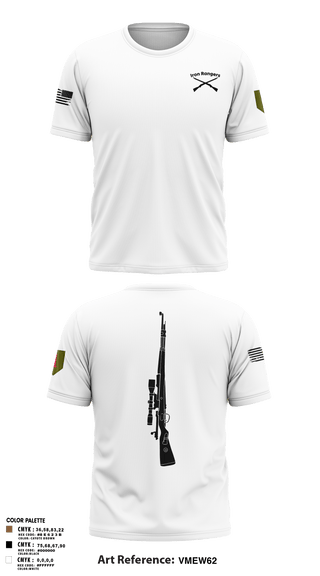 Old School Cotton Feel Shirt, Iron Rangers, Army, Teamtime, Team time, sublimation, custom sports apparel, team uniforms, spirit wear, spiritwear, sports uniforms, custom shirts, team store, custom team store, fundraiser sports, apparel fundraiser