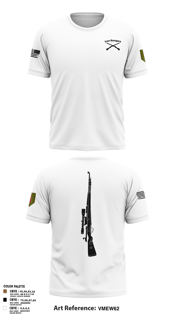 Old School Cotton Feel Shirt, Iron Rangers, Army, Teamtime, Team time, sublimation, custom sports apparel, team uniforms, spirit wear, spiritwear, sports uniforms, custom shirts, team store, custom team store, fundraiser sports, apparel fundraiser
