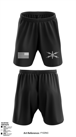 Athletic Shorts With Pockets, ECT-06, B Co., 11th Cyber Battalion, , Teamtime, Team time, sublimation, custom sports apparel, team uniforms, spirit wear, spiritwear, sports uniforms, custom shirts, team store, custom team store, fundraiser sports, apparel fundraiser