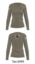 1106th TASMG 93764833 Women's Long Sleeve V-neck Shirt - 73