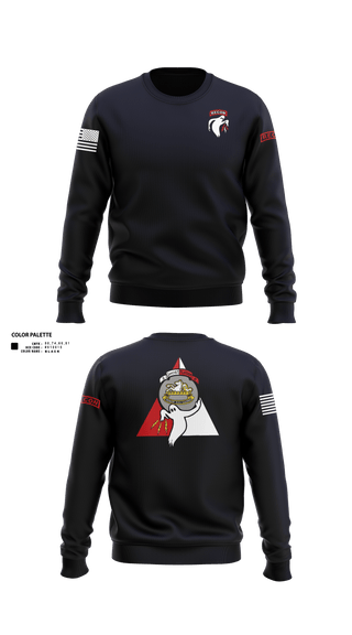 Crew Neck Sweatshirt, Ghost Platoon, HHC, 2-8 CAV, 1ABCT, 1CD, , Teamtime, Team time, sublimation, custom sports apparel, team uniforms, spirit wear, spiritwear, sports uniforms, custom shirts, team store, custom team store, fundraiser sports, apparel fundraiser