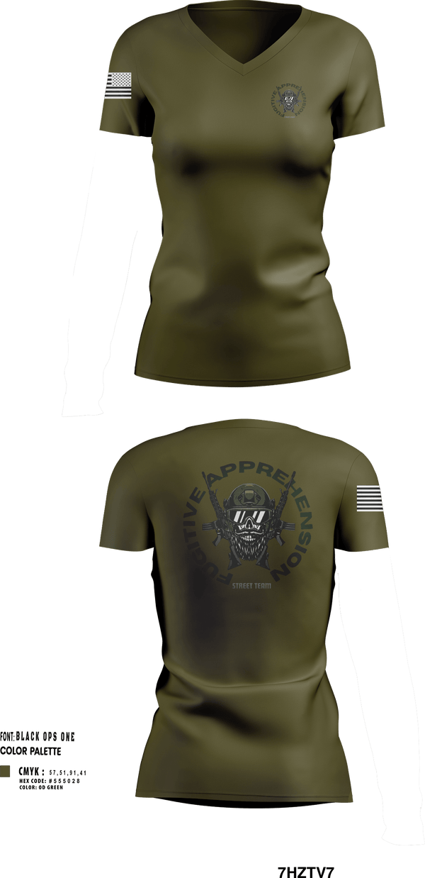Womens Short Sleeve Vneck Shirt, Fugitive Apprehension Street TeamFugitive apprehension street team, Police, Teamtime, Team time, sublimation, custom sports apparel, team uniforms, spirit wear, spiritwear, sports uniforms, custom shirts, team store, custom team store, fundraiser sports, apparel fundraiser