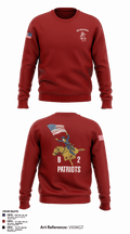 B2 Patriots no C flag Crew Neck Sweatshirt - 2