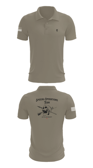 Short Sleeve Performance Polo, Special Operations Team, , Teamtime, Team time, sublimation, custom sports apparel, team uniforms, spirit wear, spiritwear, sports uniforms, custom shirts, team store, custom team store, fundraiser sports, apparel fundraiser