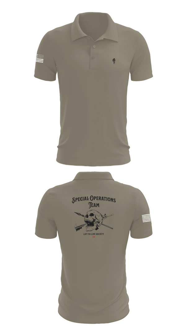 Short Sleeve Performance Polo, Special Operations Team, , Teamtime, Team time, sublimation, custom sports apparel, team uniforms, spirit wear, spiritwear, sports uniforms, custom shirts, team store, custom team store, fundraiser sports, apparel fundraiser