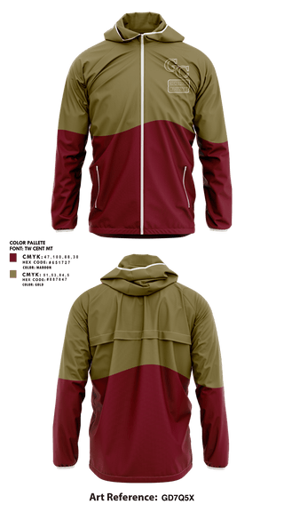 Windbreaker, George County Middle School Track and Field, Track & Field, Teamtime, Team time, sublimation, custom sports apparel, team uniforms, spirit wear, spiritwear, sports uniforms, custom shirts, team store, custom team store, fundraiser sports, apparel fundraiser