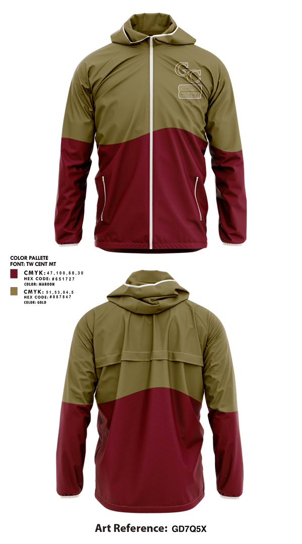 Windbreaker, George County Middle School Track and Field, Track & Field, Teamtime, Team time, sublimation, custom sports apparel, team uniforms, spirit wear, spiritwear, sports uniforms, custom shirts, team store, custom team store, fundraiser sports, apparel fundraiser