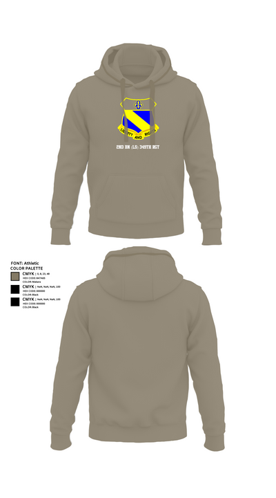 2nd BN (LS) 349th RGT 90715195 Hoodie - 71