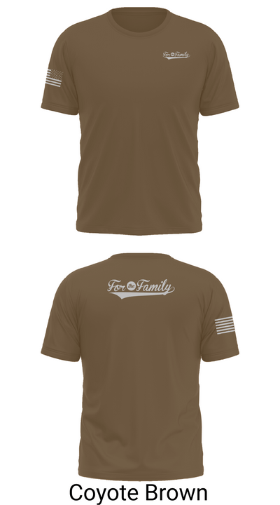 For The Family 85237509 Short Sleeve Performance Shirt - 15