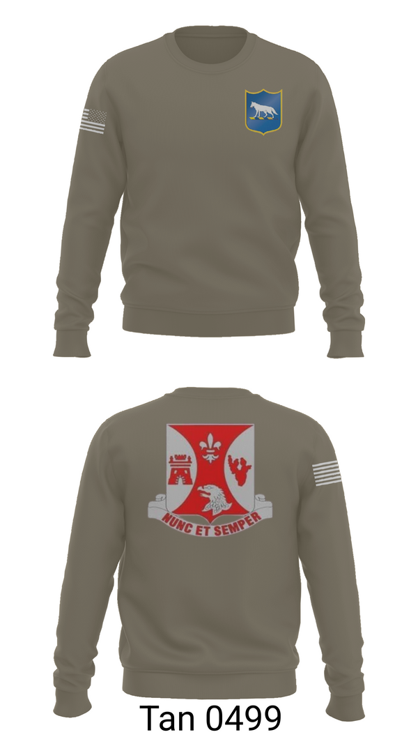 Crew Neck Sweatshirt, 2/196th RTI, , Teamtime, Team time, sublimation, custom sports apparel, team uniforms, spirit wear, spiritwear, sports uniforms, custom shirts, team store, custom team store, fundraiser sports, apparel fundraiser
