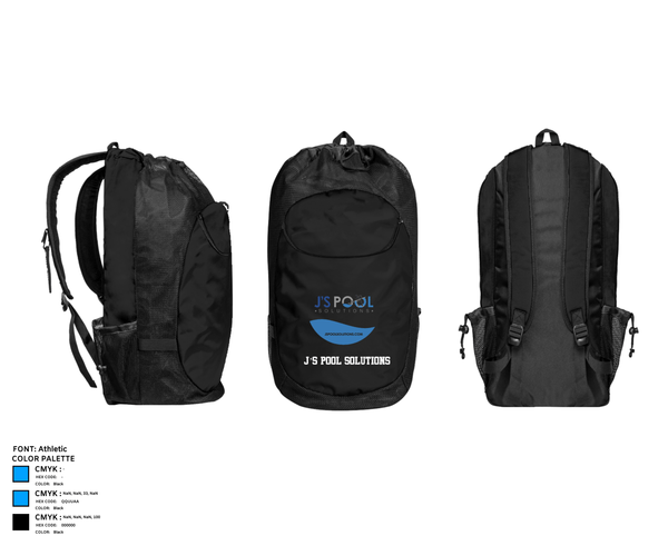 Gear Bag, J’s Pool Solutions, , Teamtime, Team time, sublimation, custom sports apparel, team uniforms, spirit wear, spiritwear, sports uniforms, custom shirts, team store, custom team store, fundraiser sports, apparel fundraiser